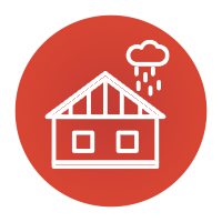 rain over house icon